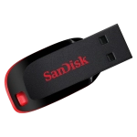 Pen Drive Cruzer Blade Sandisk, 128GB, USB 2.0