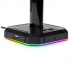 Suporte para Headset Gamer Redragon Scepter Pro Preto, RGB, 4 portas USB