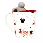 Caneca com Infusor para Chá Minnie Mouse - Disney -  Zona Criativa 350 mL