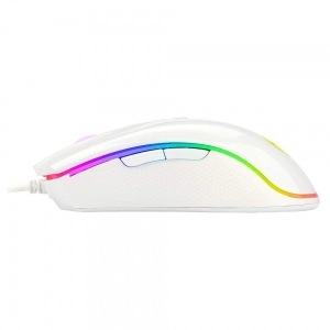 Mouse Gamer Redragon Cobra Lunar White, 10000 DPI, RGB