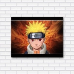 Placa Decorativa Naruto Uzumaki 20 x 30 cm